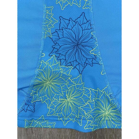 The North Face Active Racerback Sleeveless Floral Tank Top Blue Women's Size M - Picture 6 of 12